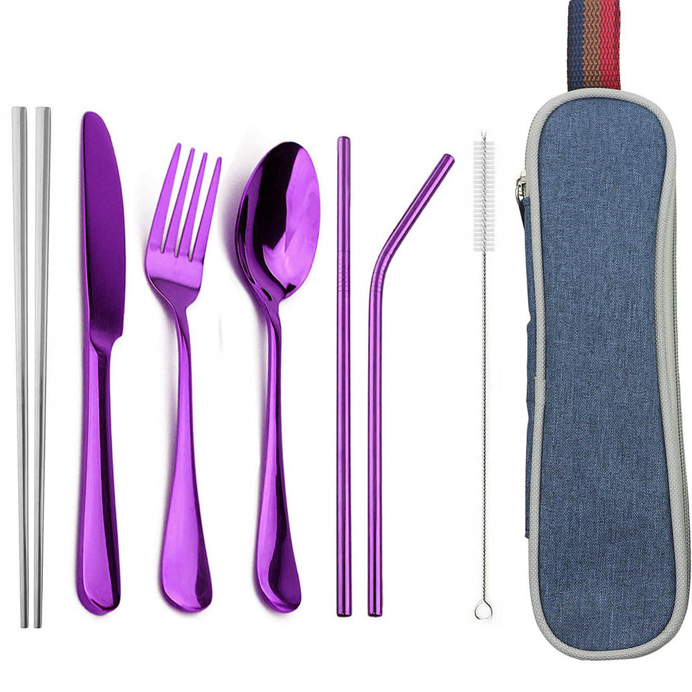 Camping Cooking Cutlery Set - Jankng Servies Rvs Bestek Reizen Camping