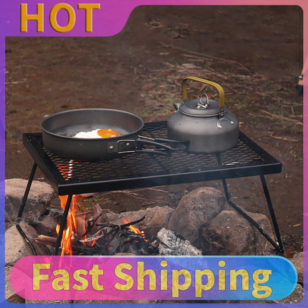 Camping Cooking Over Fire - Kampvuur Grillrooster Heavy Duty Over Fire