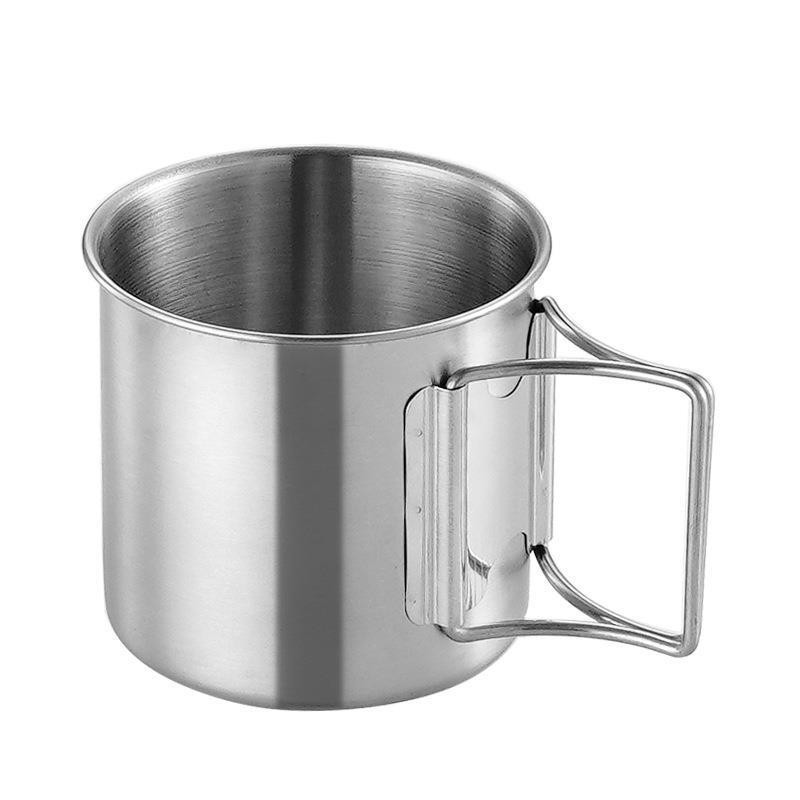 Quality Camping Cooking Set - 260/350/600Ml Stailess Stalen Mok Cup Camping