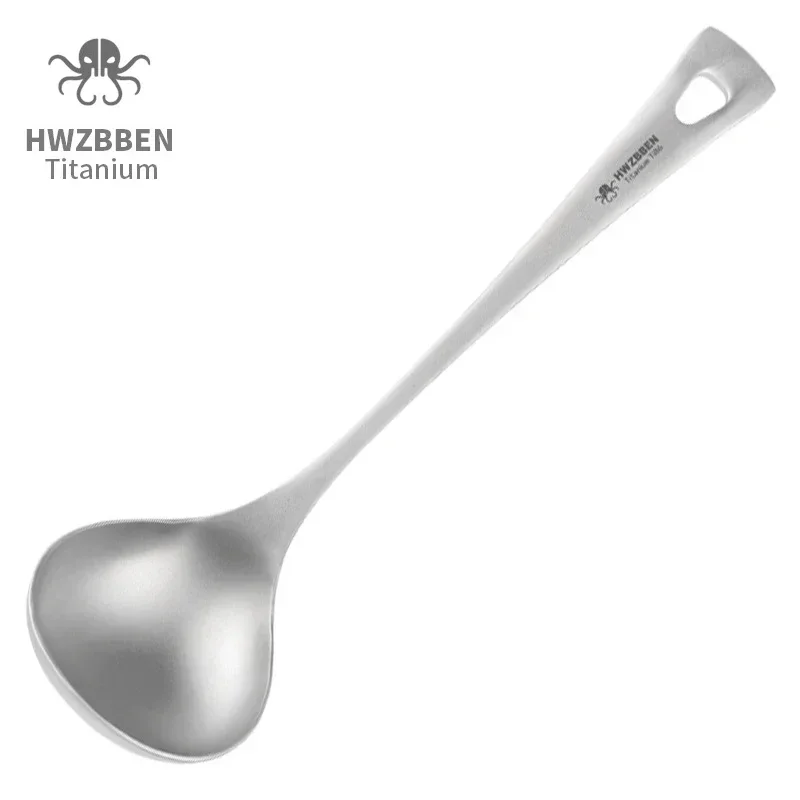 Camping Cooking Handle - Hwzbben Buiten Titanium Soep Lepels Met