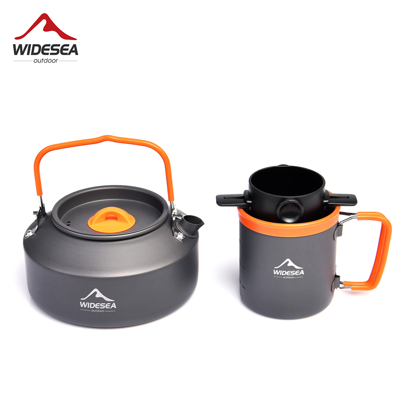Camping Cooking Cup - Widesea Camping Koffie Pannenset Outdoor Servies