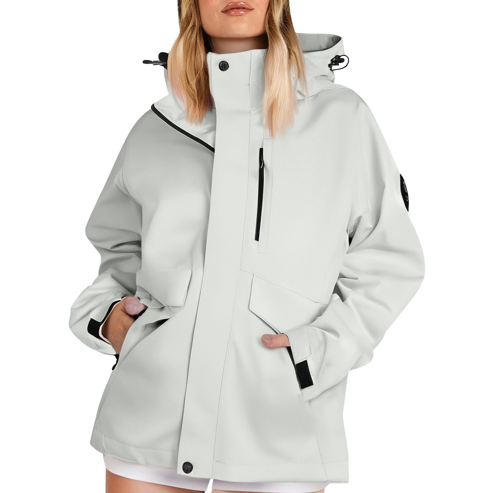 Camping Cooking Windbreak - Lichtgewicht wandeljassen voor dames, effen kleur,