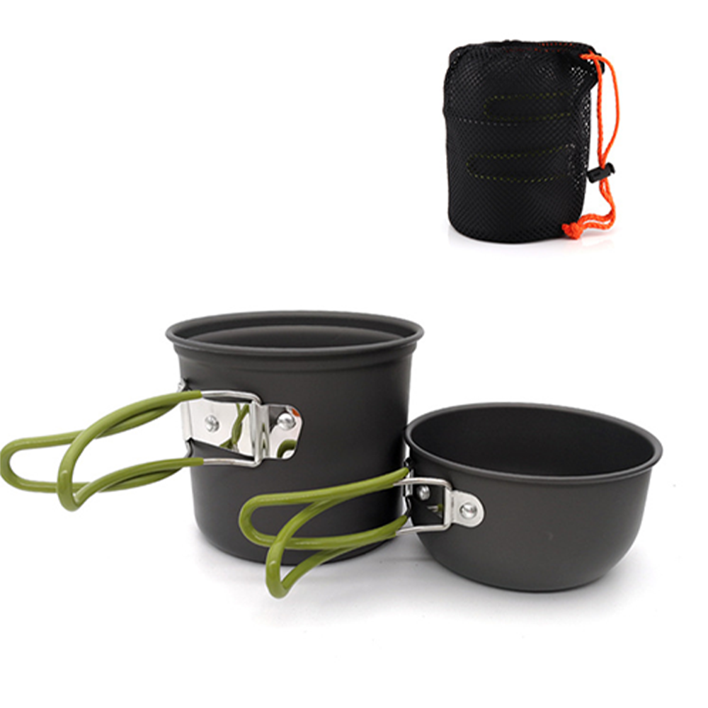 Camping Cooking Set Lightweight - Pacoone Ultralight Camping Servies Kookpot Gereedschapsset