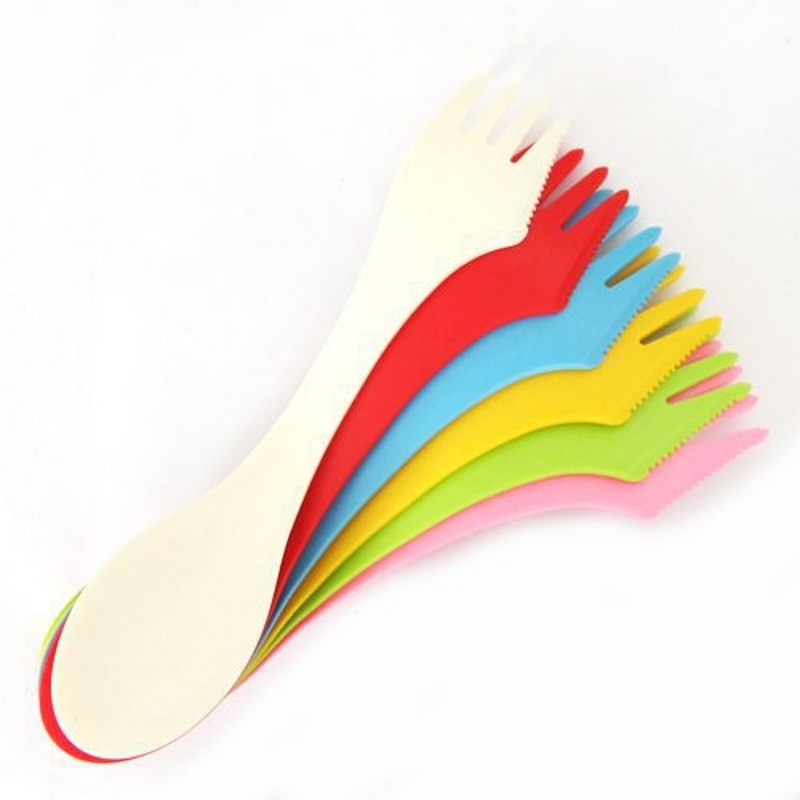 Camping Cooking Cutlery Set - 6PCS 3-in-1 kampgerei set - hittebestendige