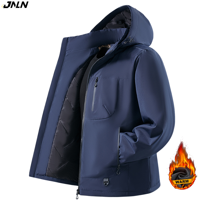 Camping Cooking Windbreak - JNLN Heren winter warm windjack Grafeen