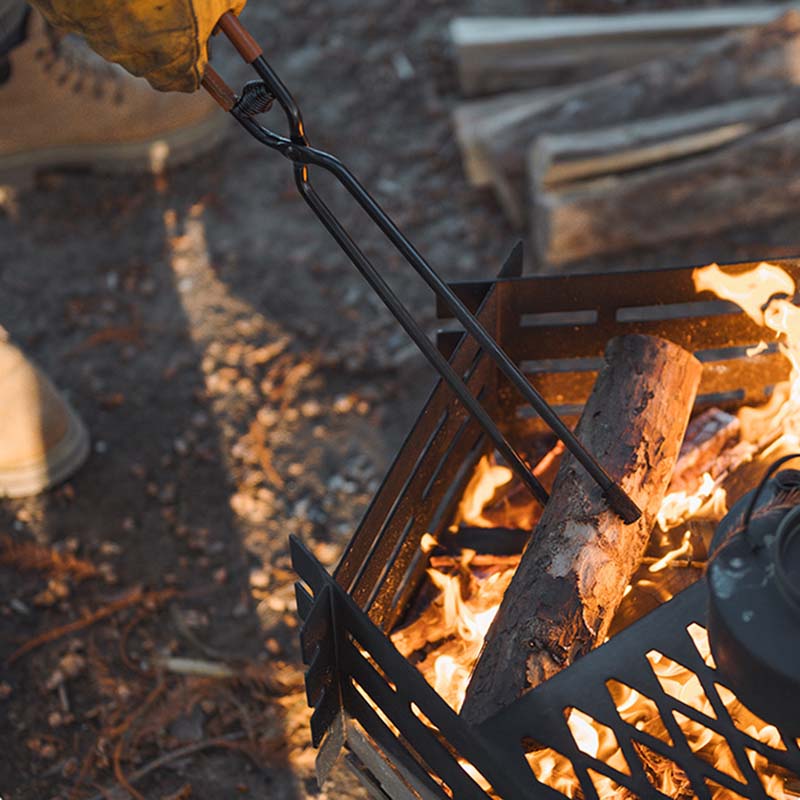 Camping Cooking Fire - ShineTrip Nieuwe Outdoor Camping Vuurhaak Verdikte