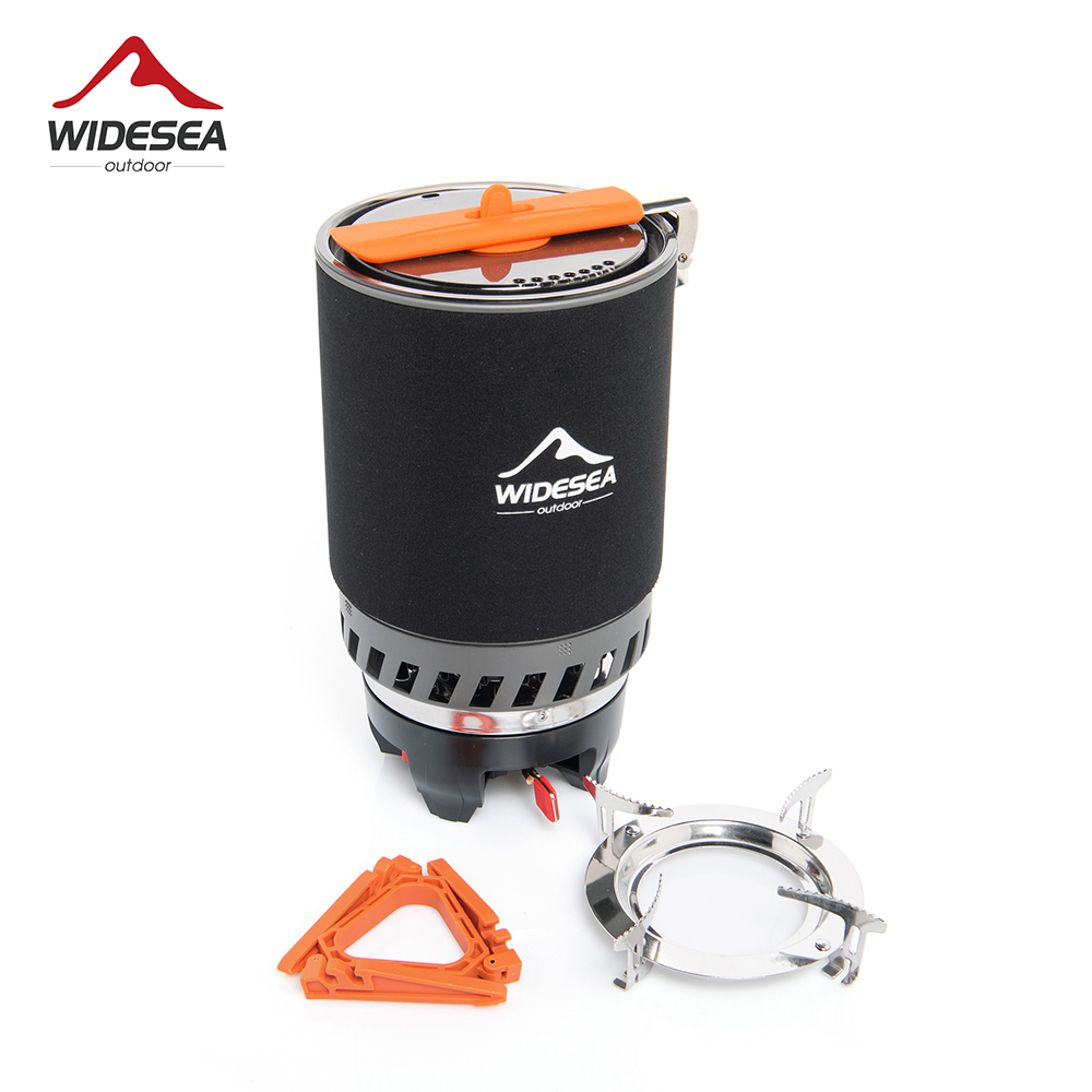Camping Cooking Cup - Widesea Camping Kooksysteem met Warmtewisselaar Outdoor