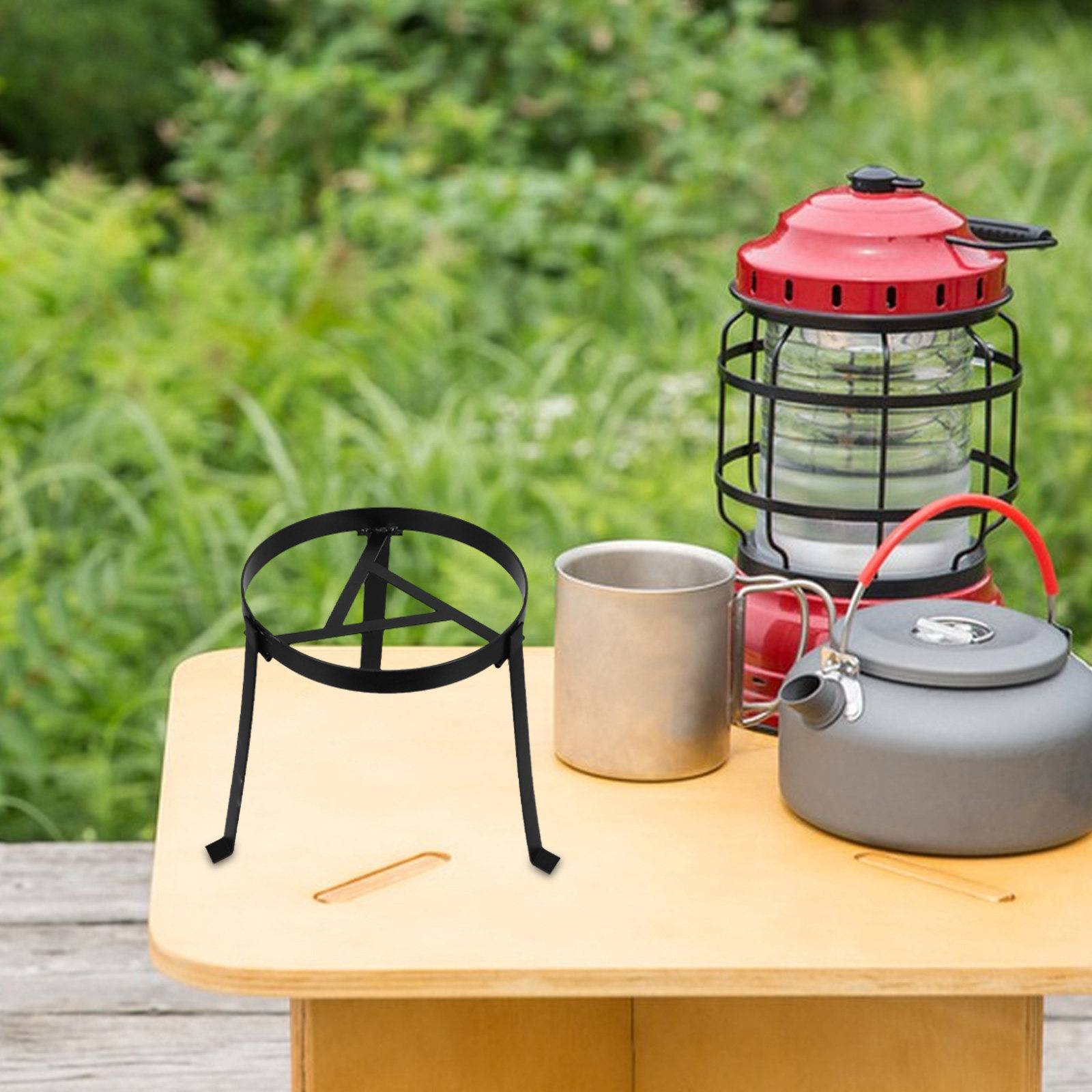 Camping Cooking Over Fire - Kampvuur kookstandaard, draagbaar opklapbaar kampvuur driepoot