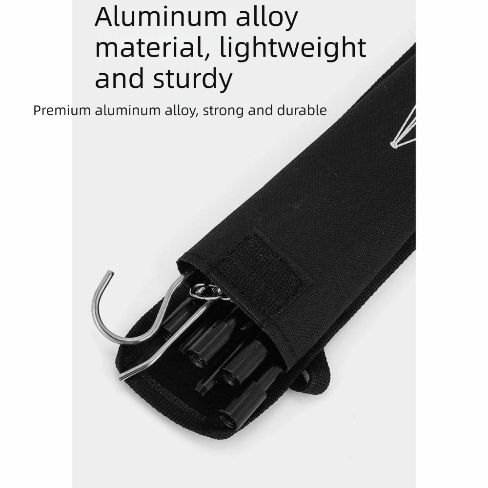 Camping Cooking Pot Tripod - Draagbaar campingstatief Afneembaar, in hoogte verstelbaar