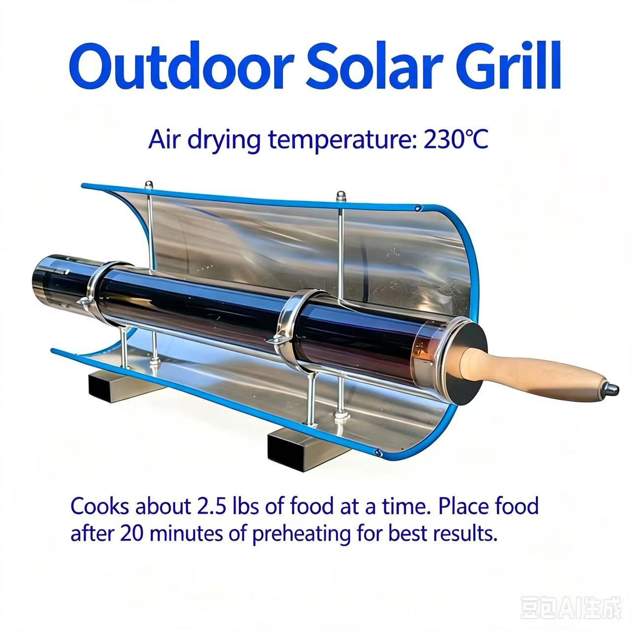 Solar Oven Camp - Ga brandstofvrij! Draagbare parabolische zonneoven voor