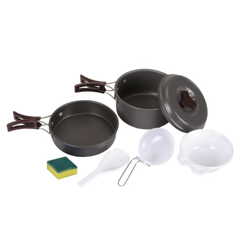 Camping Cooking Cutlery Set - Bulin Outdoor Pottenset, Campingkookgerei, Kookpot, Kooktoestel,