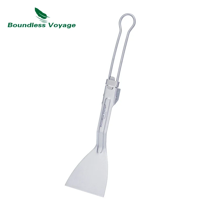 Camping Cooking Handle - Boundless Voyage Titanium Spatel Frituurschep met