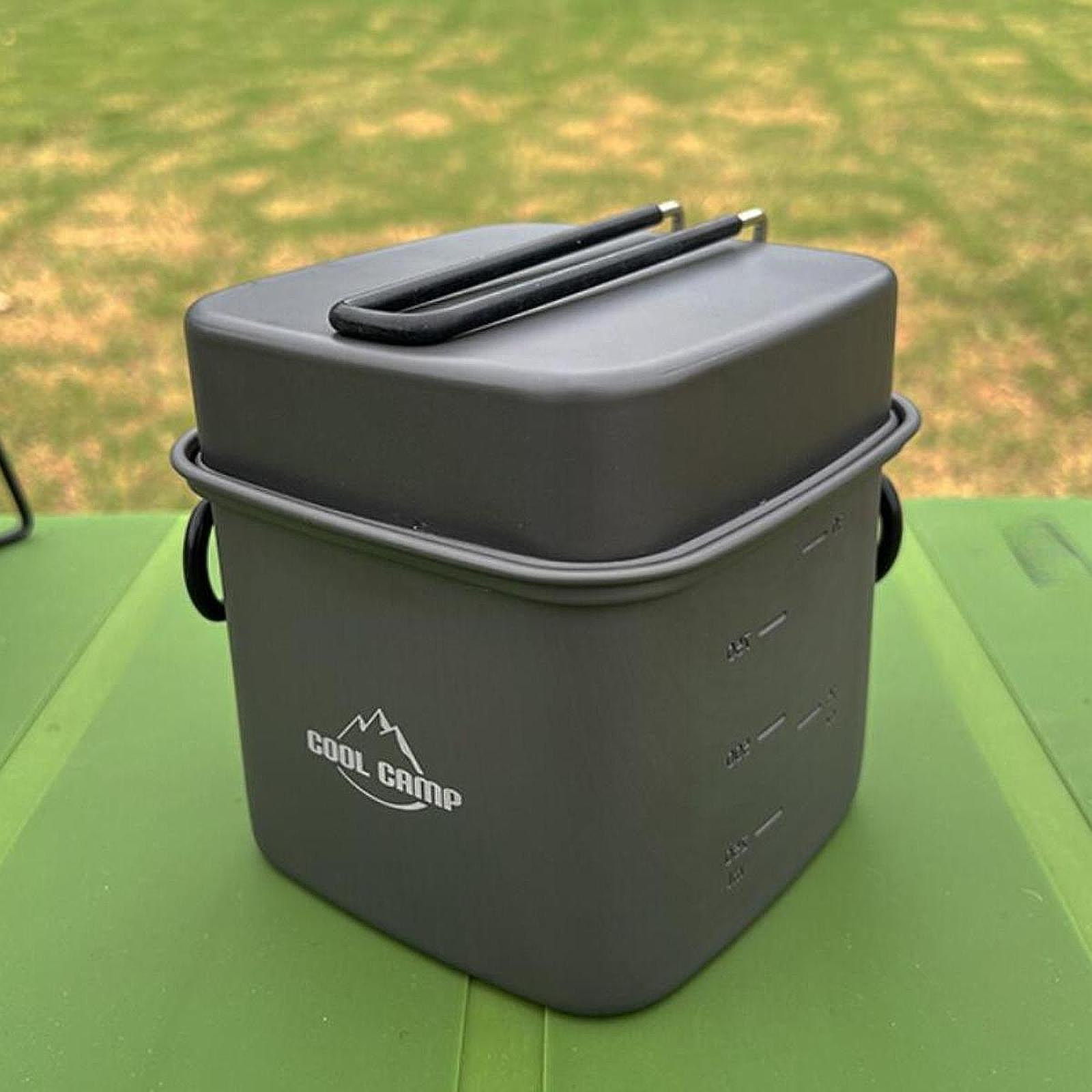 Camping Cooking Set Lightweight - Campingkookgereiset Koekenpan Reizen Lichtgewicht Kamperen Wandelen