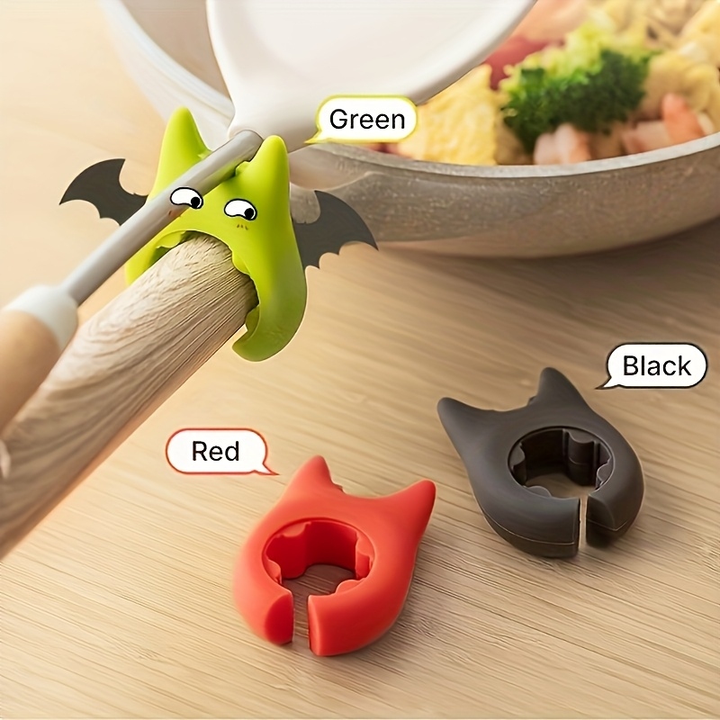 Camping Cooking Utensil Holder - Draagbare siliconen spatelhouder voor buiten, soeplepelhouder