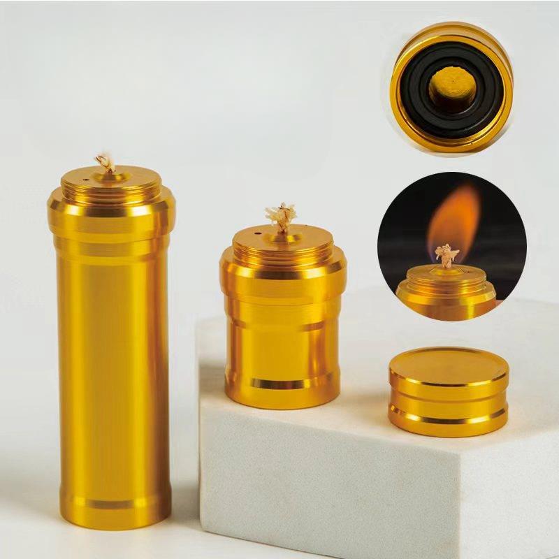 Camping Cooking Alcohol - Aluminium alcohollamp met lont Mini-brander Verwarmde