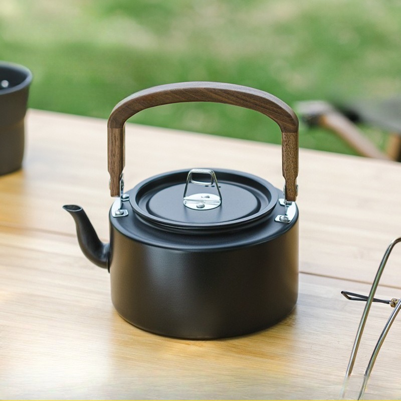 Camping Cooking Handle - 1,2L lichtgewicht campingwaterkoker van aluminiumlegering met