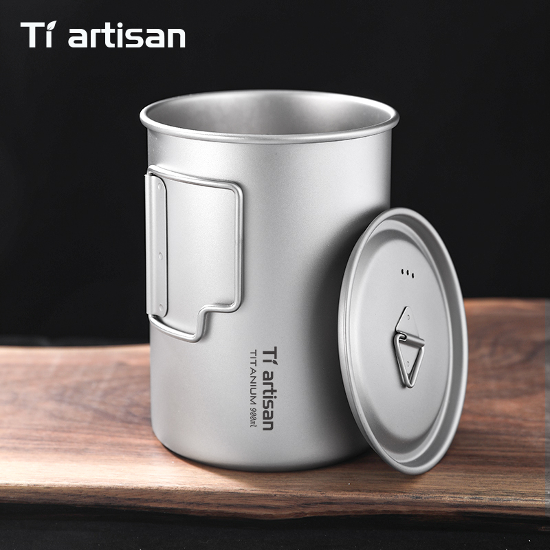 Camping Cooking Set Lightweight - Tiartisan 750 ml / 900 ml