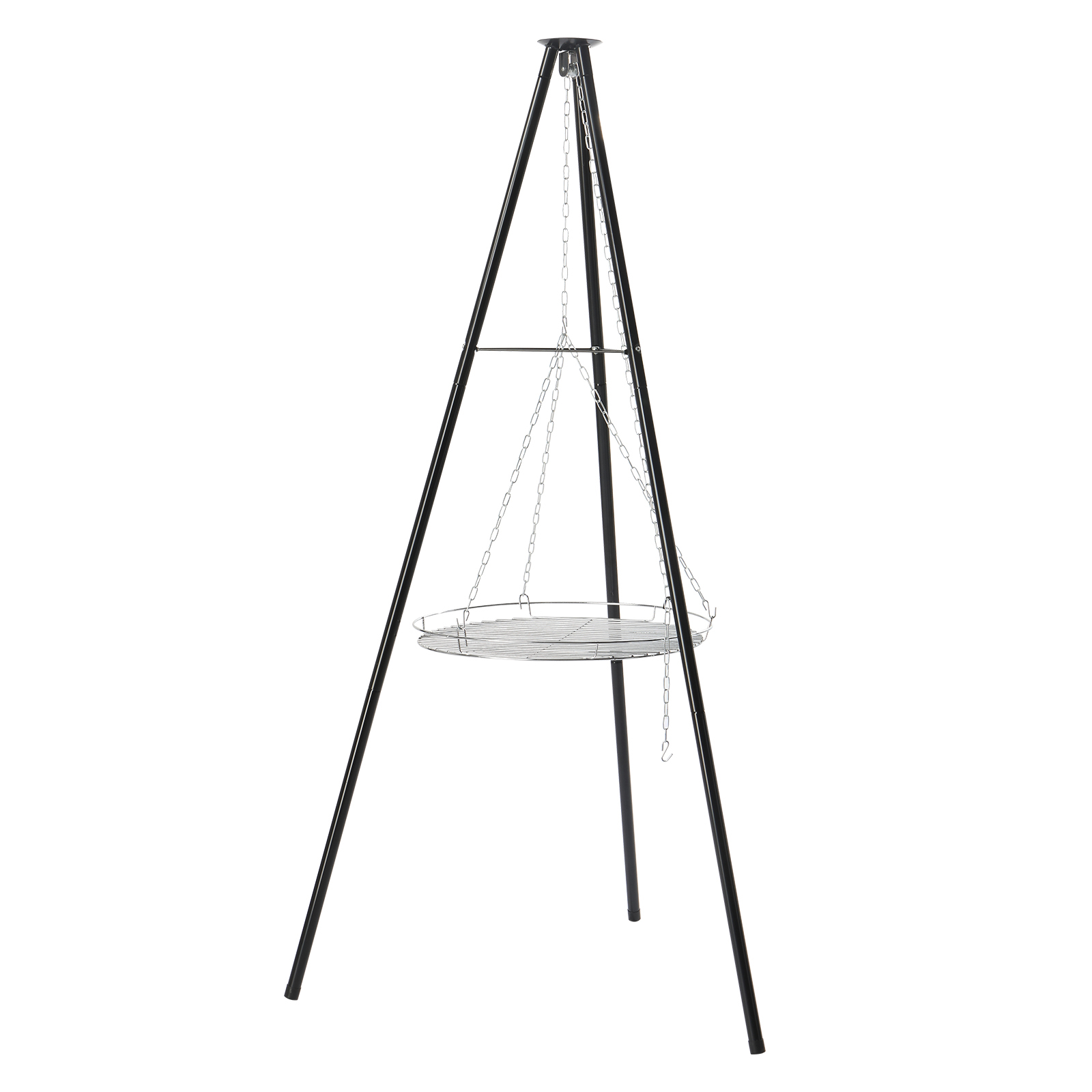 Camping Cooking Over Fire - Kampvuur Tripod Grill Verstelbare Hoogte BBQ