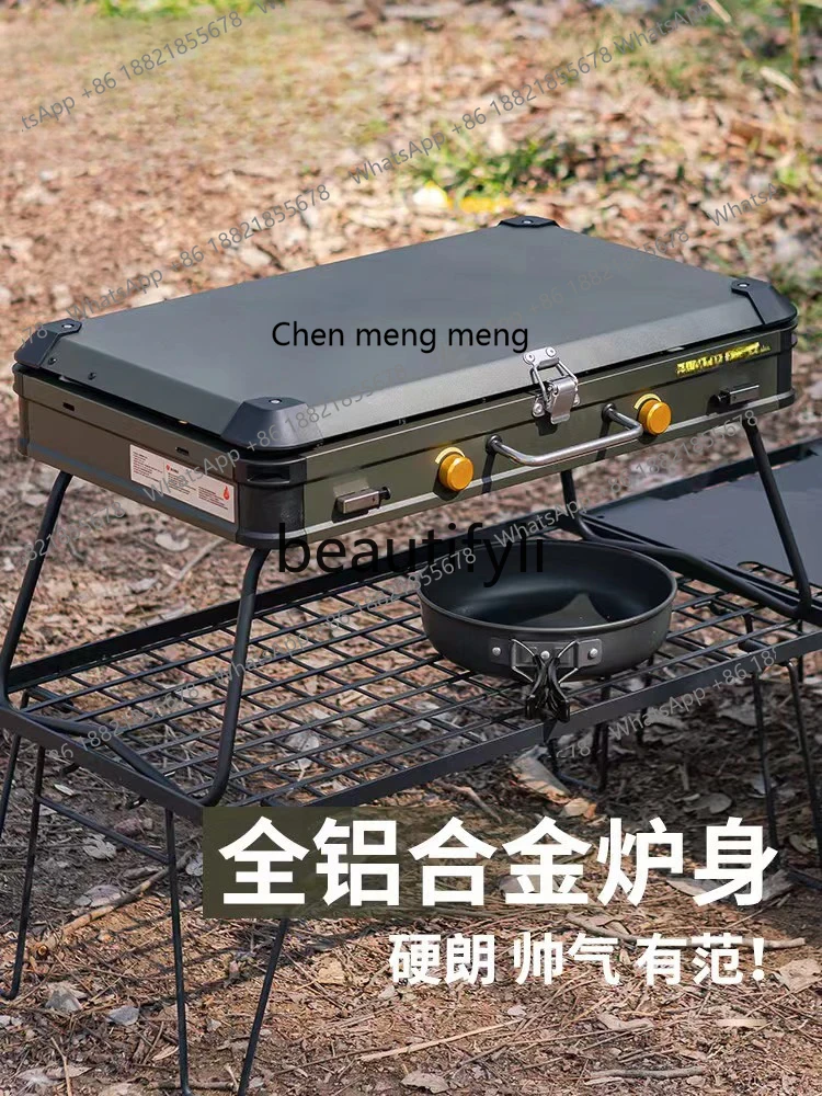 Z189 Gasgrill met dubbele kop  - Camping Double Cooking Stove recensie en prijs