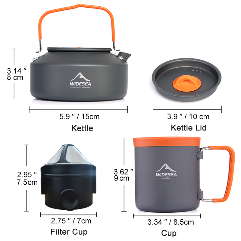Widesea Camping Koffie Pannens - Camping Cooking Cup recensie en prijs