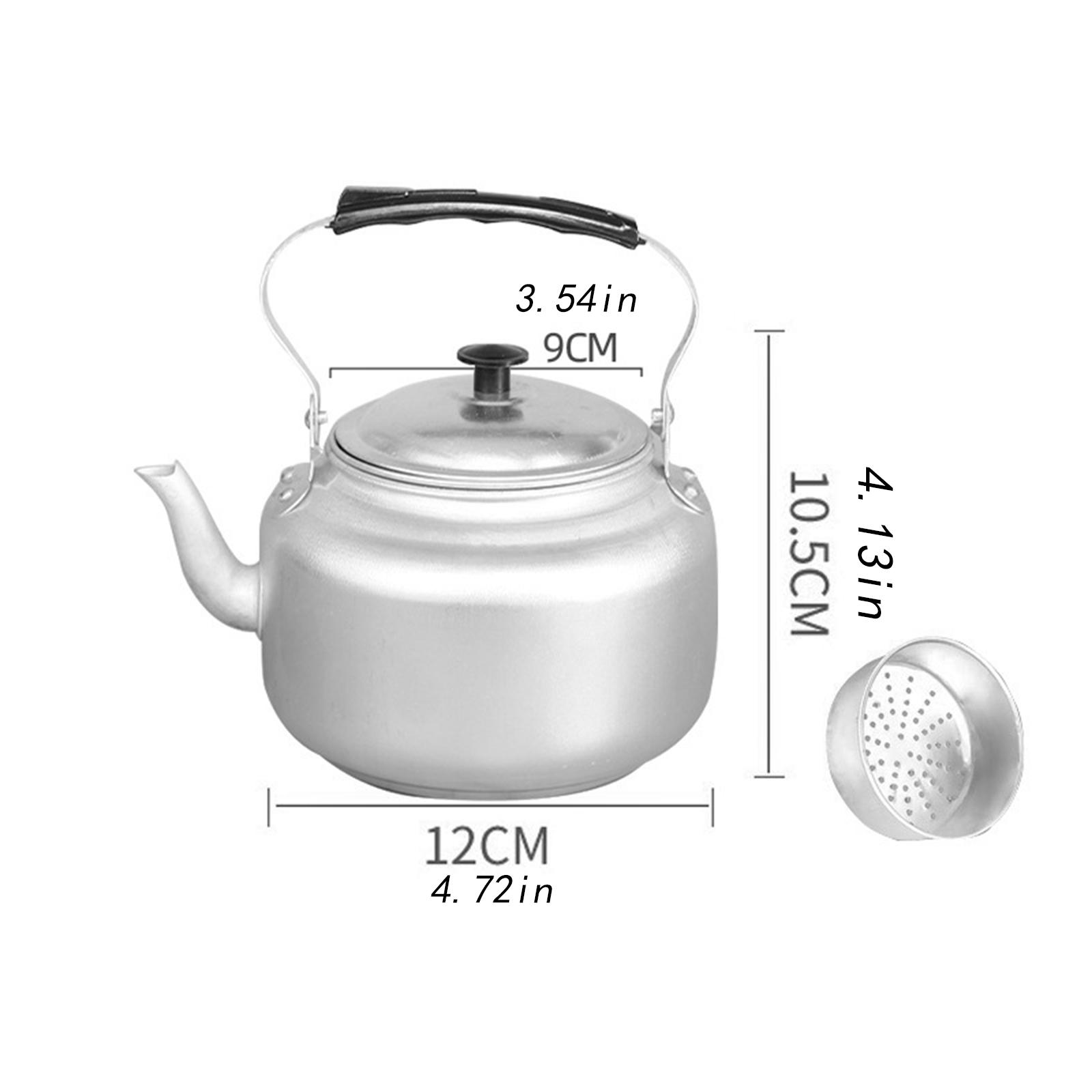 Aluminium theepot met grote ca - Camping Cooking Handle recensie en prijs