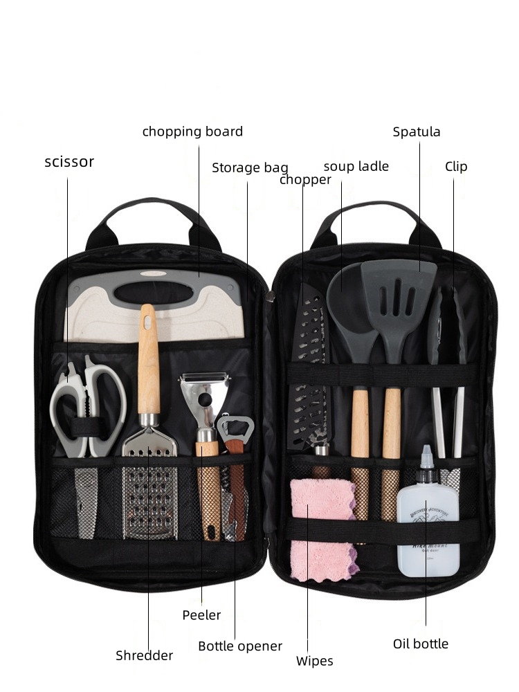 Camping kookgerei accessoires  - Camping Cooking Set With Bag recensie en prijs