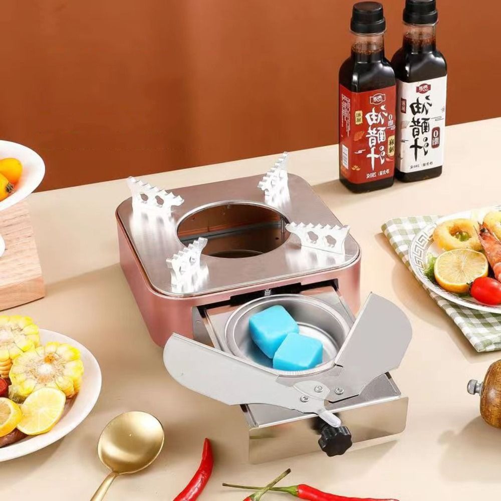 Draagbare vierkante roestvrijs - Camping Cooking Alcohol recensie en prijs