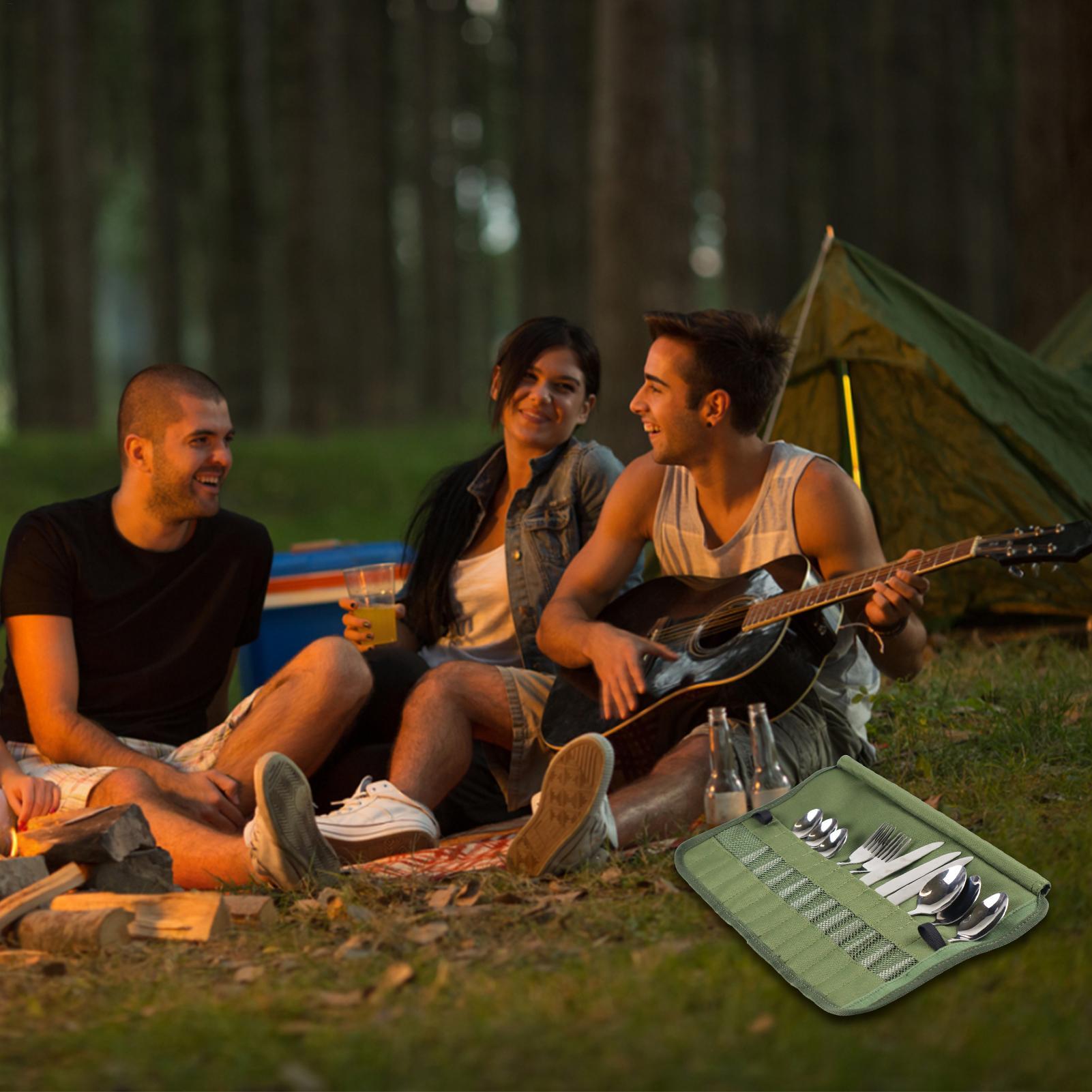 Camping Servies Roll Bag Keuke - Camping Cooking Utensil Roll recensie en prijs