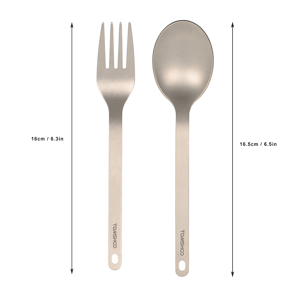 TOMSHOO Titanium Servies Diner - Camping Cooking Cutlery Set recensie en prijs