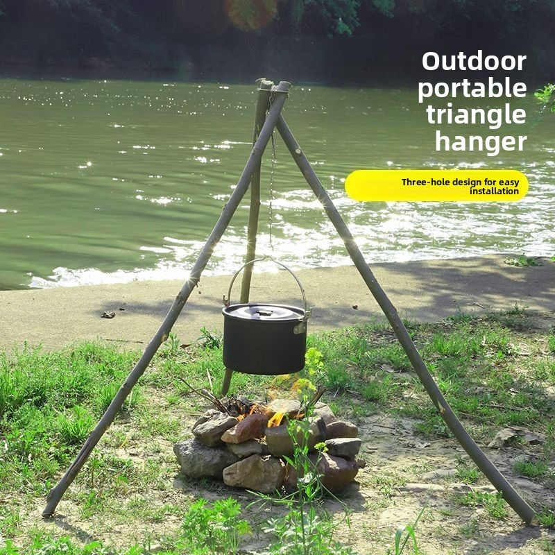 Draagbare, demontabele hangend - Camping Cooking Pot Tripod recensie en prijs