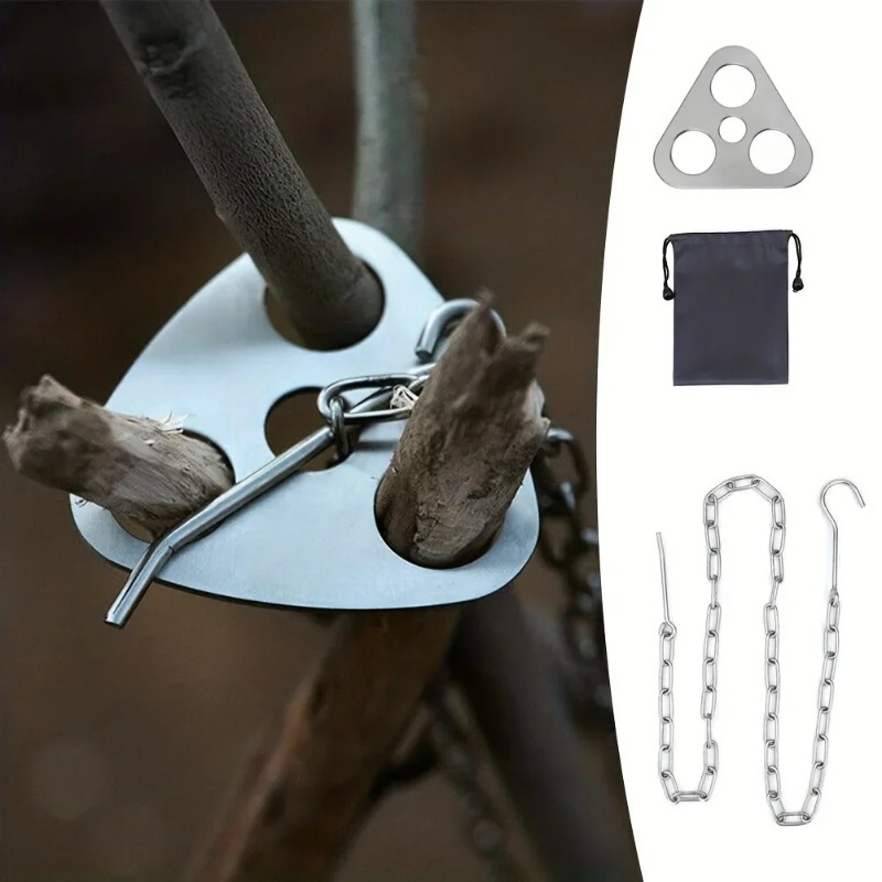 Draagbare, demontabele hangend - Camping Cooking Pot Tripod recensie en prijs
