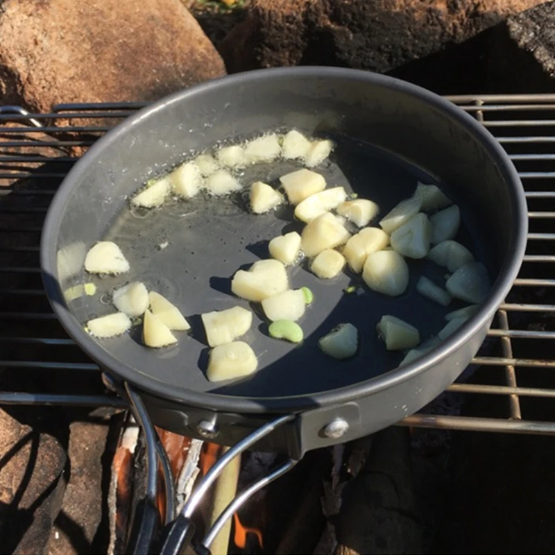 Draagbare Koekenpan Met Opberg - Camping Cooking Set Lightweight recensie en prijs