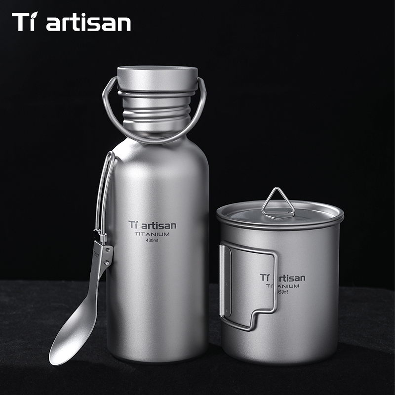 Tiartisan Titanium kookgerei 3 - Camping Cooking Set Lightweight recensie en prijs