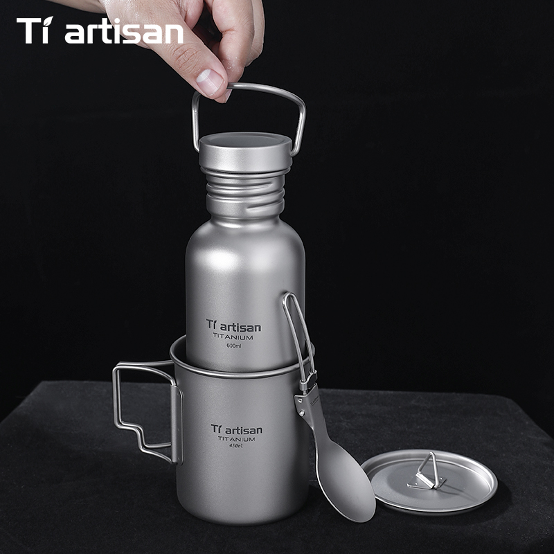 Tiartisan Titanium kookgerei 3 - Camping Cooking Set Lightweight recensie en prijs
