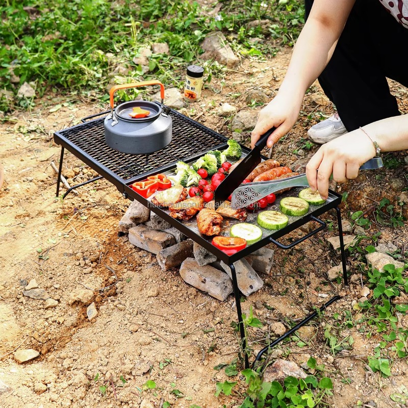 Draagbare buiten camping kookr - Camping Cooking Over Fire recensie en prijs