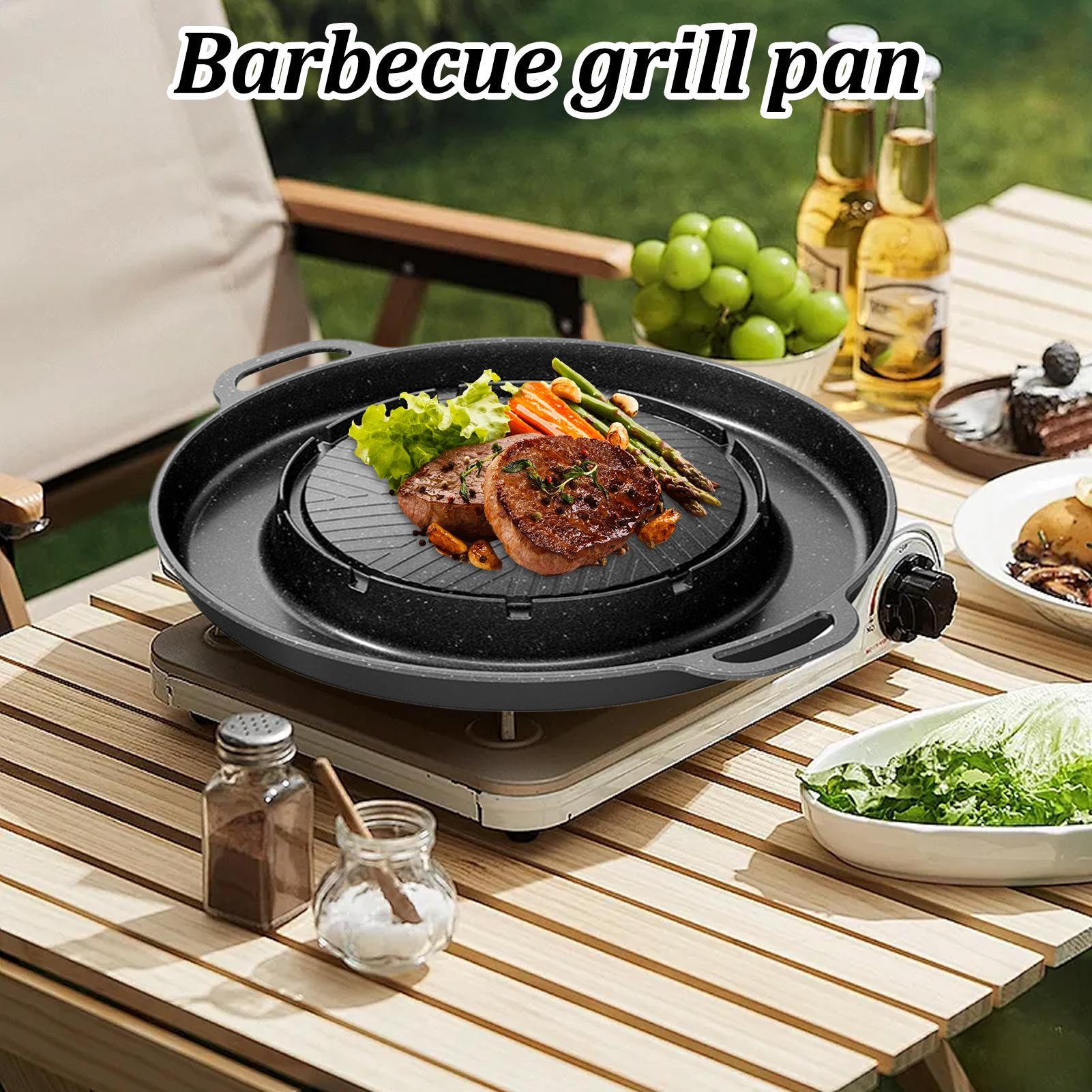 2-in-1 grill en hete pan voor  - Camping Cooking Ware recensie en prijs