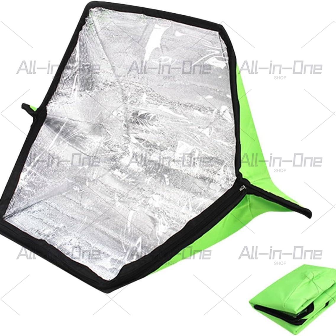 Draagbare zonneoven tas kookto - Solar Oven Camp recensie en prijs