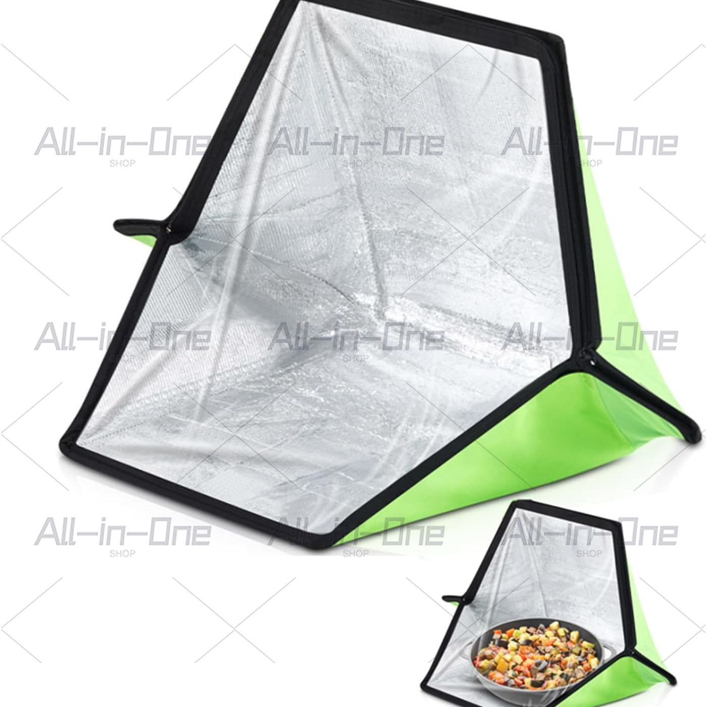 Draagbare zonneoven tas kookto - Solar Oven Camp recensie en prijs
