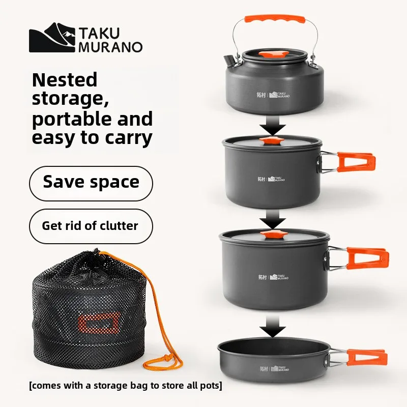 Hoge kwaliteit buitenserviesse - Quality Camping Cooking Set recensie en prijs