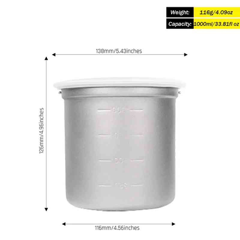Silverant Camping Titanium Pot - Camping Cooking Set With Bag recensie en prijs