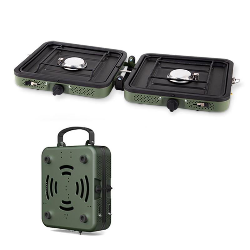 Draagbare dubbele brander forn - Camping Double Cooking Stove recensie en prijs