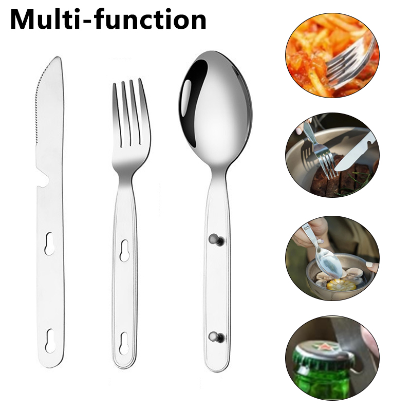 3 stks/set Opvouwbare Lepel Vo - Camping Cooking Cutlery Set recensie en prijs