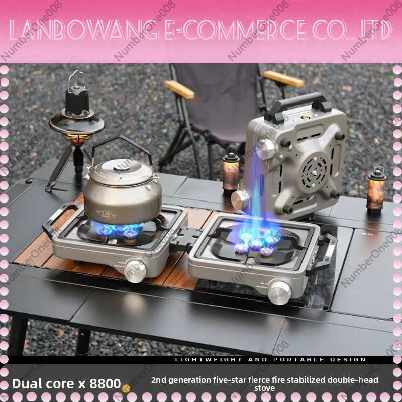 Buitenkeuken met dubbele brand - Camping Cooking Fire recensie en prijs