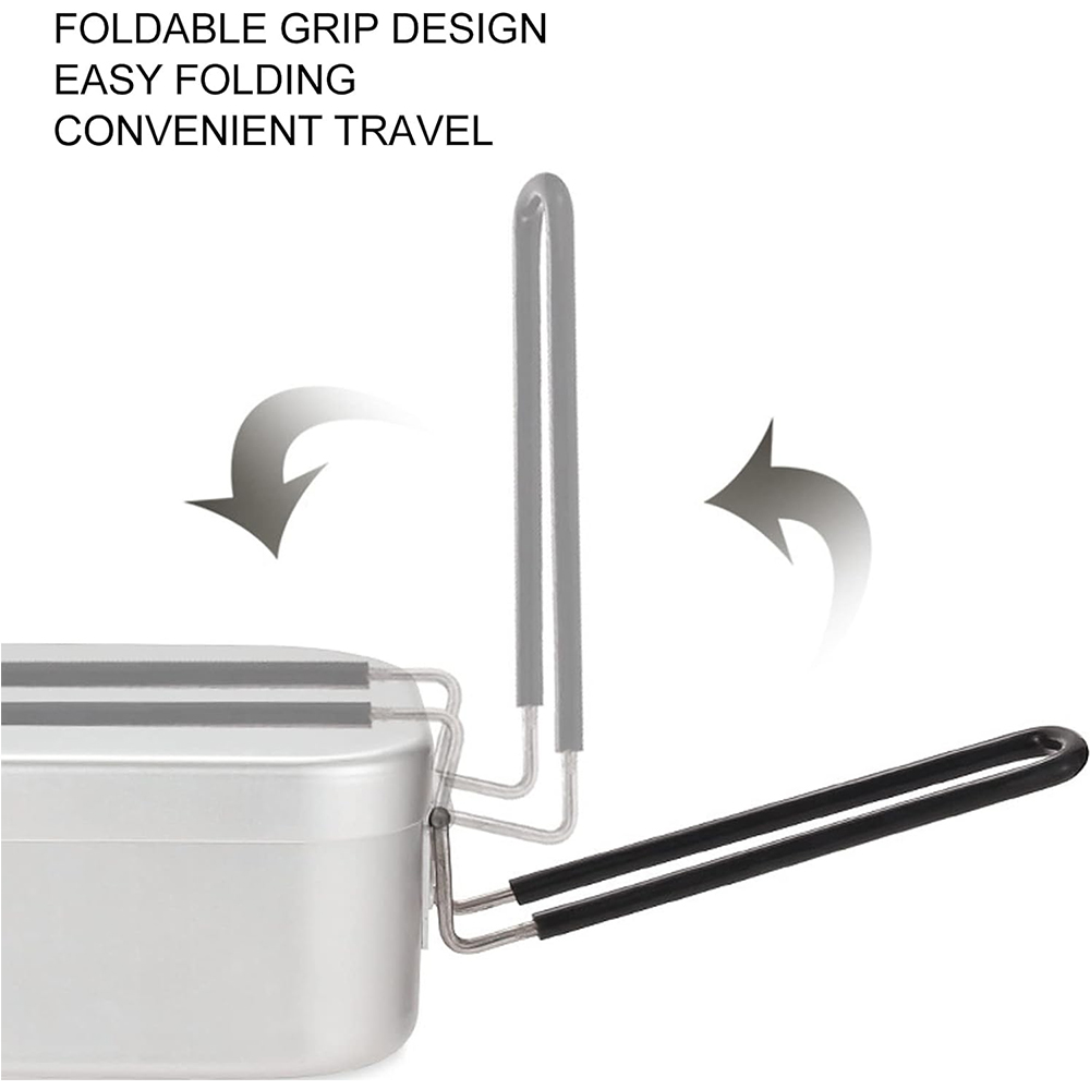 800ML Aluminium Lunchboxen Out - Camping Cooking Handle recensie en prijs