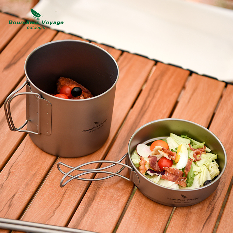 Pure Titanium Opvouwbare Handv - Camping Cooking Set Lightweight recensie en prijs