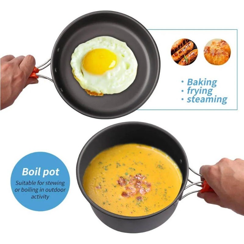 Camping kookset, outdoor keuke - Camping Cooking Cutlery Set recensie en prijs