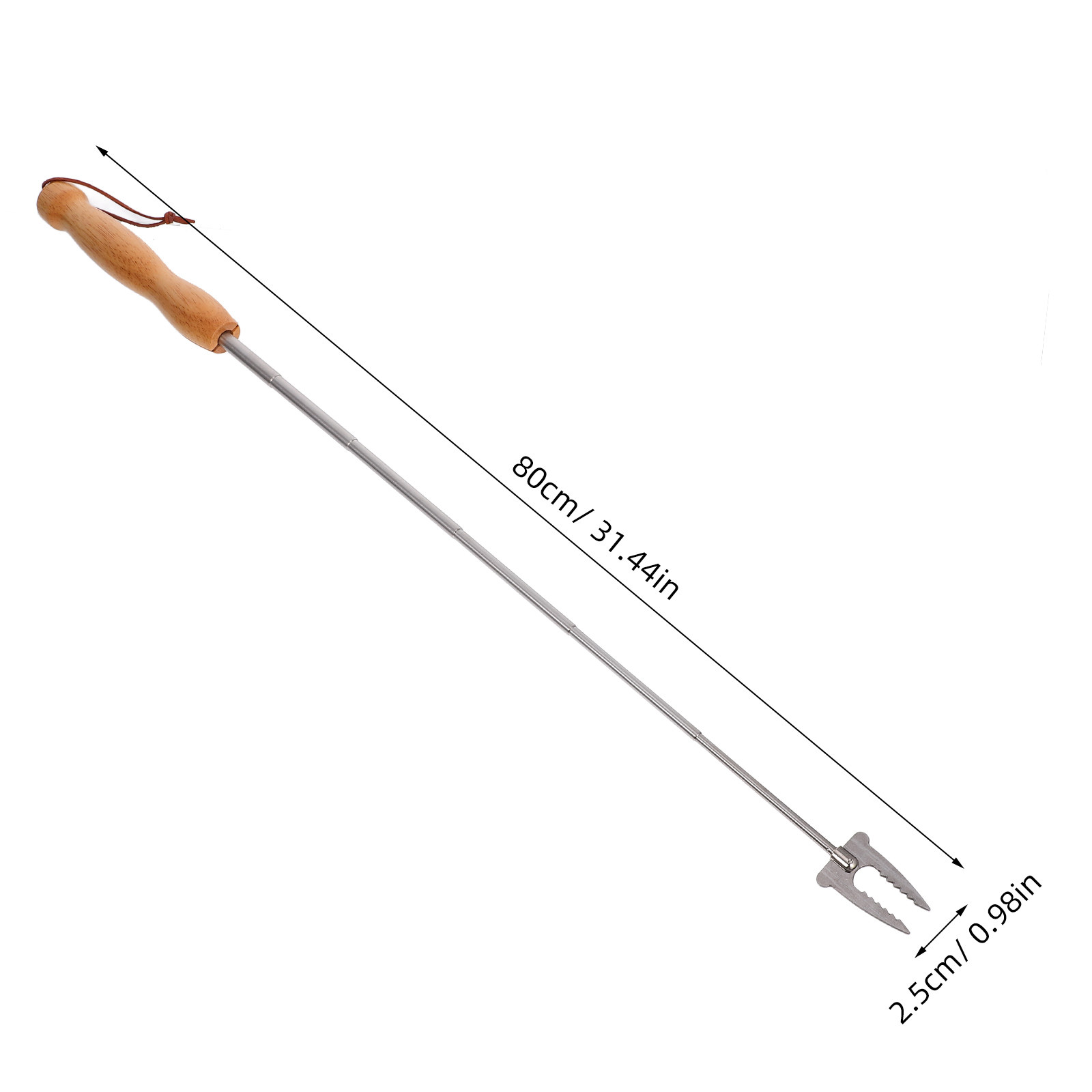 RVS uittrekbare BBQ spiesjes,  - Camping Cooking Fire recensie en prijs