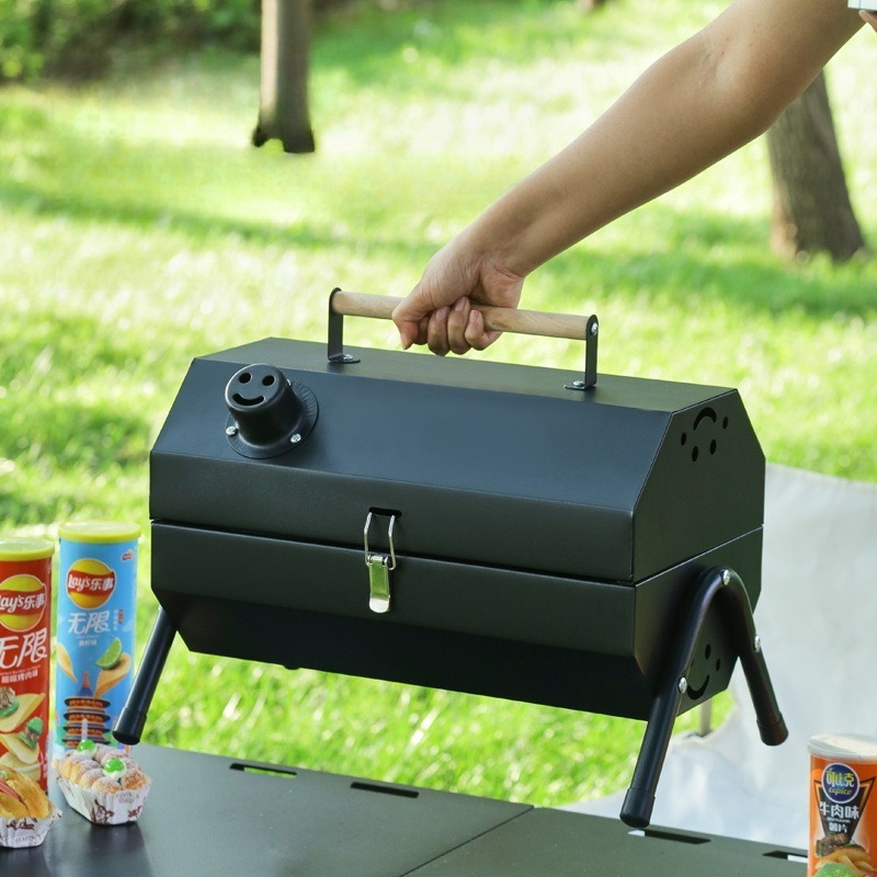 Koolstofstaal Barbecue Draagba - Camping Double Cooking Stove recensie en prijs