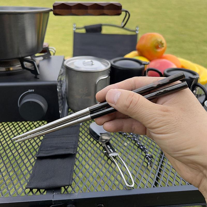 Opvouwbare Lepel Eetstokjes Re - Camping Cooking Cutlery Set recensie en prijs