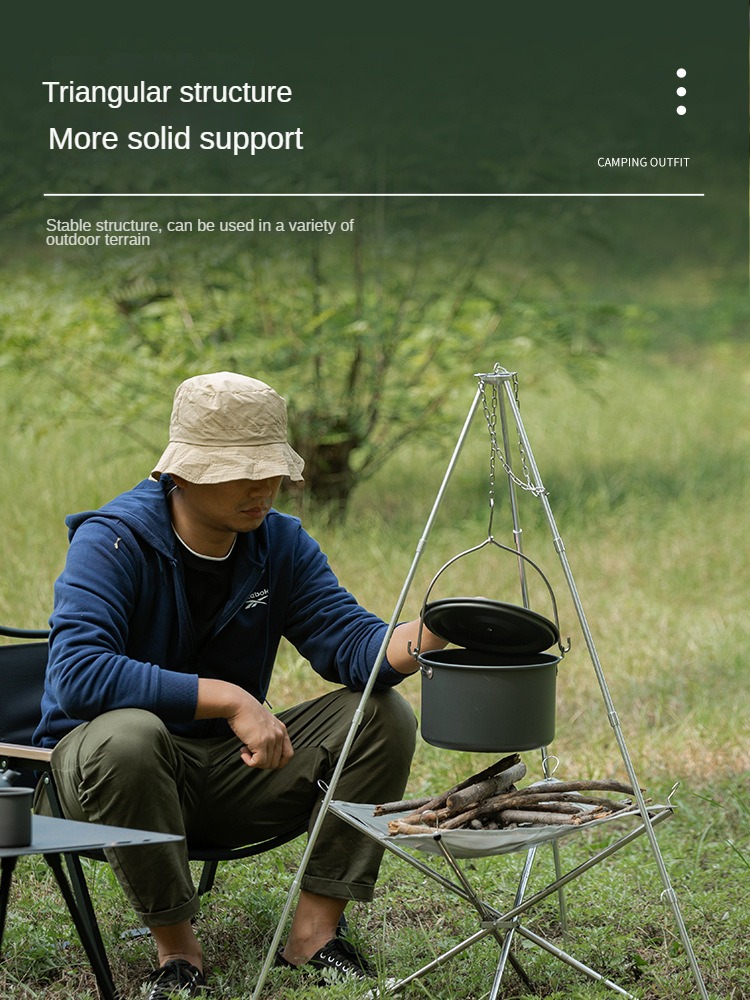Camping Vreugdevuur Statief Dr - Camping Cooking Pot Tripod recensie en prijs